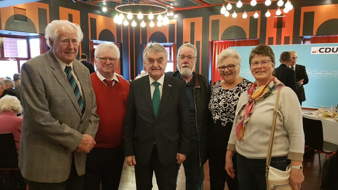 Innenminister Herbert Reul mit Vorstandsmitglieder der Senioren - Union